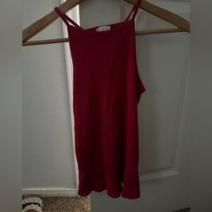Red halter tank top💋💋